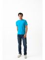 Liv Fit -Menswear-Crew Neck Tee H\S-Trq.Blue