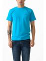 Liv Fit -Menswear-Crew Neck Tee H\S-Trq.Blue