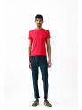 Live Fit- Menswear- V-Neck Tee H/S- Dark Red