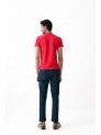 Live Fit- Menswear- V-Neck Tee H/S- Dark Red