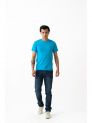 Live Fit- Menswear- V-Neck Tee H/S- Trq.Blue