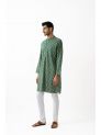 Sanskar- Menswear- Kurta Pyjama-Green