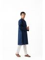 Sanskar- Menswear- Kurta Pyjama-Navy