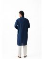 Sanskar- Menswear- Kurta Pyjama-Navy