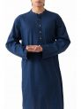 Sanskar- Menswear- Kurta Pyjama-Navy