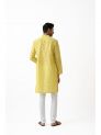 Sanskar- Menswear- Long Kurta- Yellow