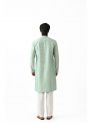 Sanskar- Menswear- Long Kurta- Pista