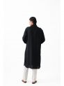 Sanskar- Menswear- Long Kurta-Black