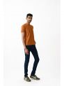 Sanskar-Menswear-Crew Neck Tee H\S-Rust