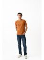 Sanskar-Menswear-Crew Neck Tee H\S-Rust