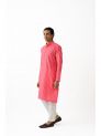 Sanskar- Menswear- Kurta Pyjama-Pink