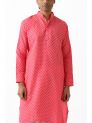 Sanskar- Menswear- Kurta Pyjama-Pink