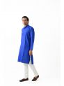 Sanskar- Menswear- Kurta Pyjama-Blue