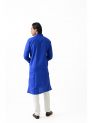 Sanskar- Menswear- Kurta Pyjama-Blue