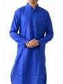 Sanskar- Menswear- Kurta Pyjama-Blue