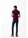 Sanskar-Menswear-Fashion Polo H\S-Maroon