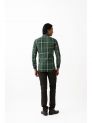 Sanskar-Menswear-Casual Shirt-Bottle Green Checks