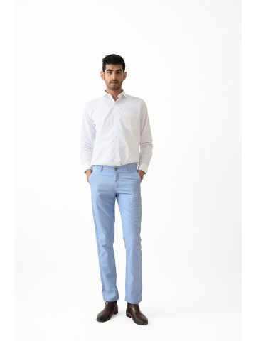 Sanskar-Menswear-Casual Trouser-Sky Blue