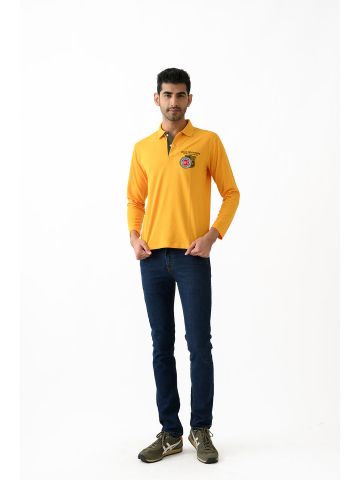 Sanskar-Menswear-Fashion Polo F\S-Mustard