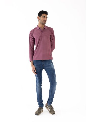 Sanskar-Menswear-Fashion Polo F\S-Purple